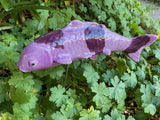 Koi Fish - Taro, Ceramic Garden Sculpture by JJ Potts