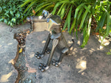 June Bug The Lab - Dog Metal Garden Sculpture by Yardbirds