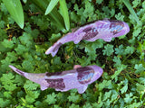 Koi Fish - Taro, Ceramic Garden Sculpture by JJ Potts